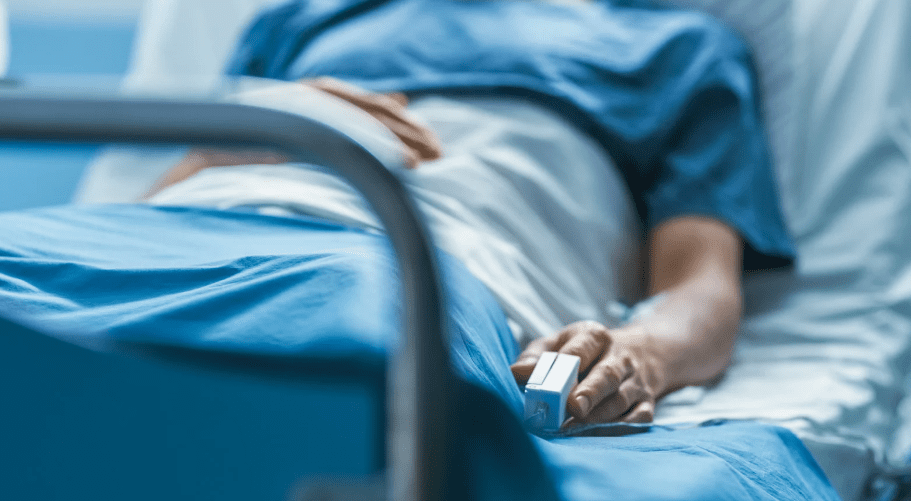 patient on bed