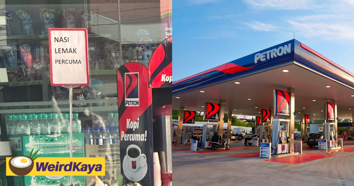 Penang Petrol Station Gives Out Free Nasi Lemak & Coffee, Win Praises ONline