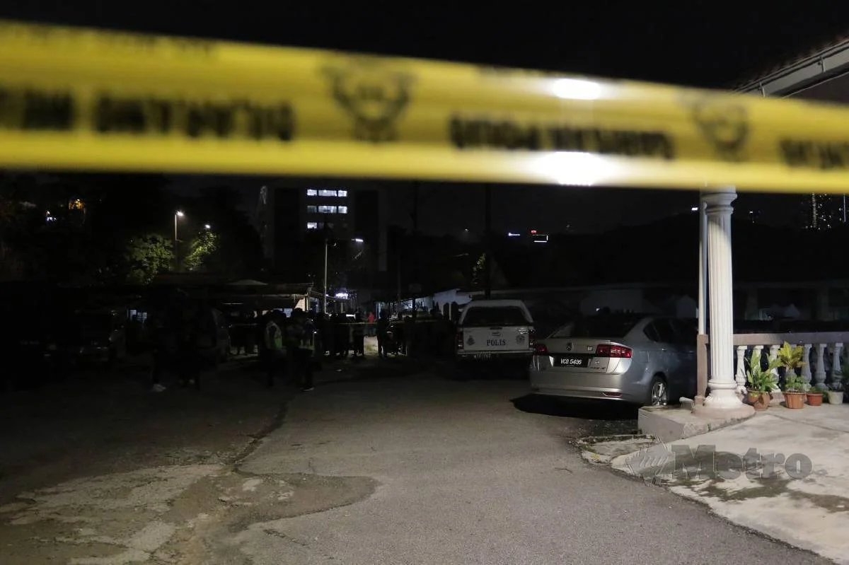 The house of the victims, who were brutally killed by their own son