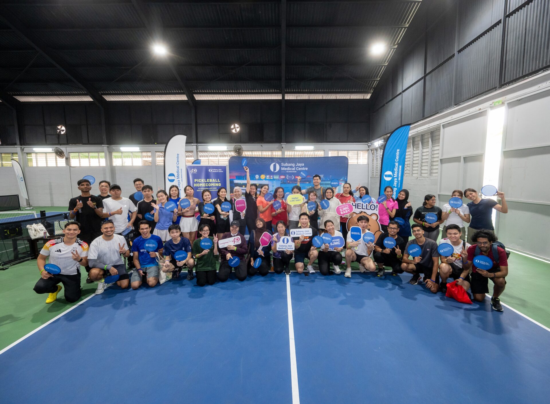 Photo 2 - The first 48 confirmed Alumni Circle members were invited to the club’s inaugural gathering – a Pickleball Workshop that fostered new connections as members learnt and played this trending sport together