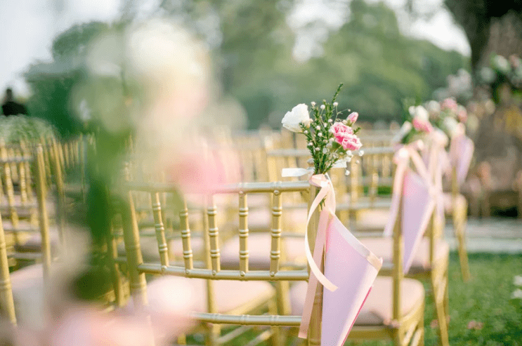 Photo of garden wedding