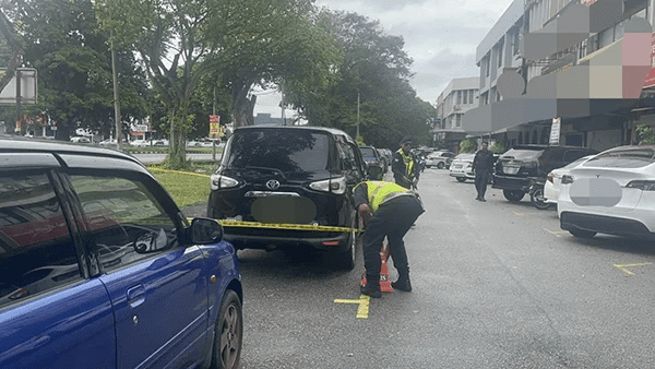 Police inspecting car where Li's body was found