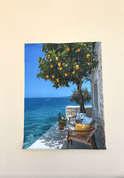 Poster on wall