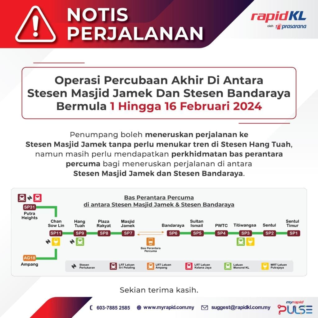 RapidKL Statement