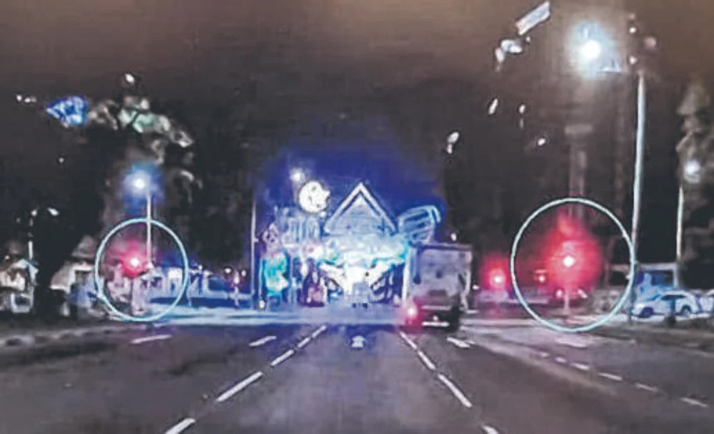 Red light on in S'pore road accident