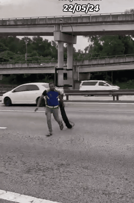removing tyre debris