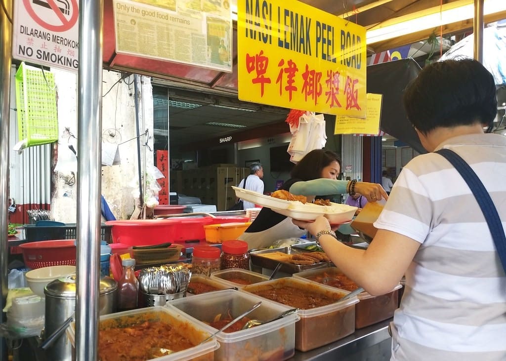 nasi lemak stall