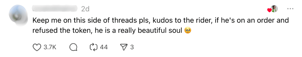 rider with beautiful soul