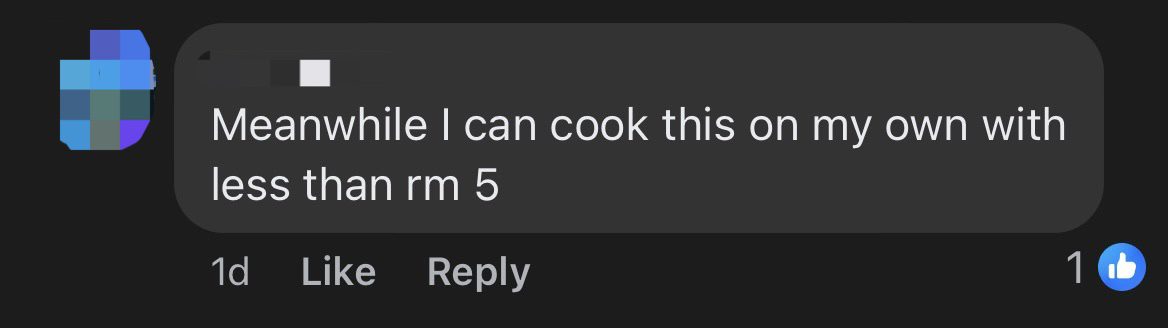 M'sians Stunned By Photo Of Sad-Looking RM16 Mac & Cheese Sold At Putrajaya Food Court comment 3