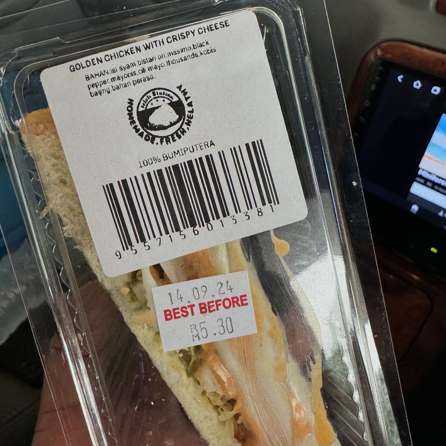 RM5.30 sandwich