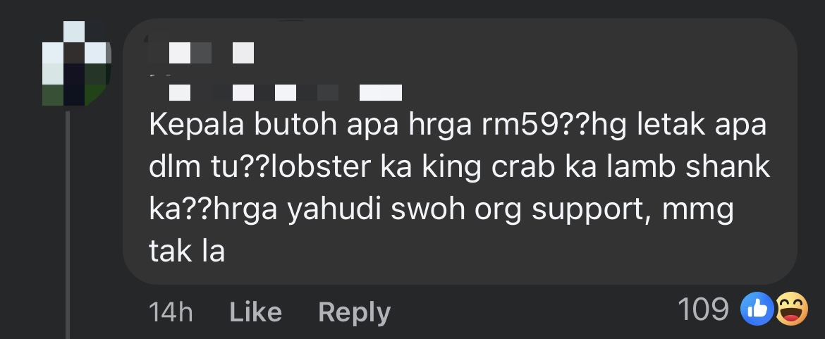 M'sian Customer Runs Away Without Paying Upon Hearing Char Koay Teow Dish Costs RM59 comment 1