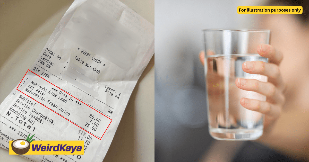 M'sian Woman Gets Charged RM7 For Warm Water, Calls It 'Daylight Robbery'