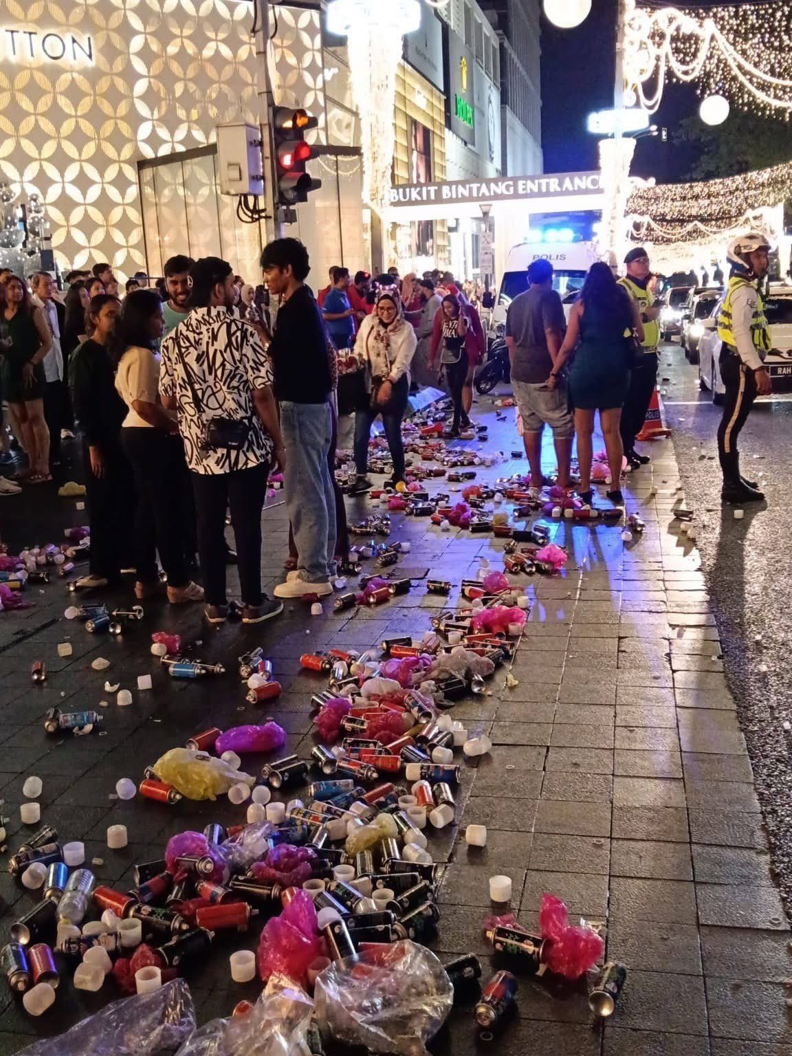 Rubbish at Bukit Bintang