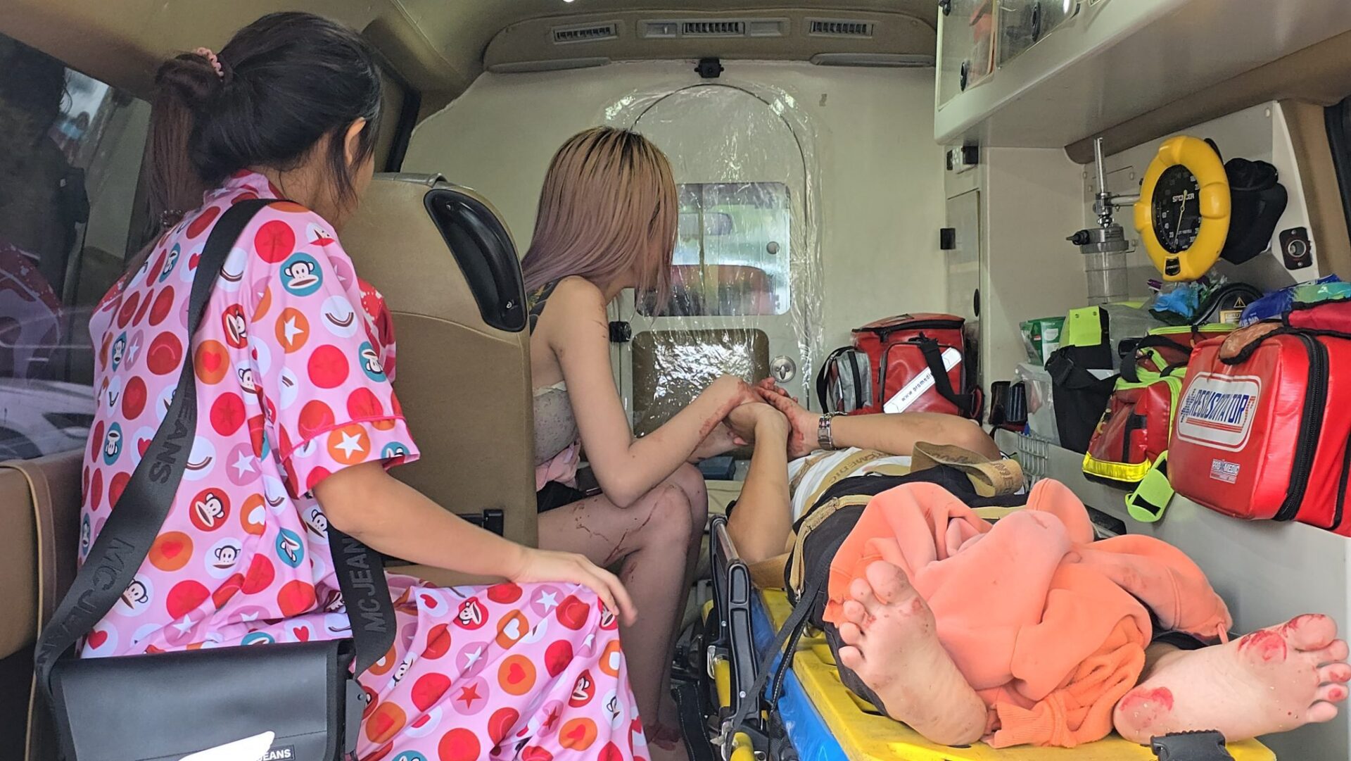 couple in the ambulance