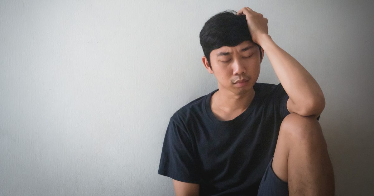 sad man