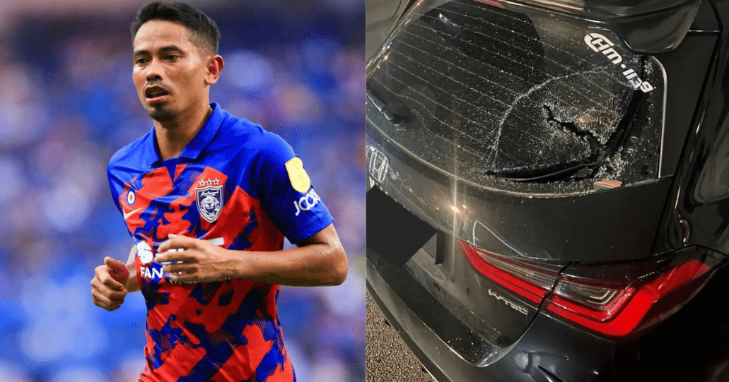 Safiq Rahim's car been attacked by two masked men