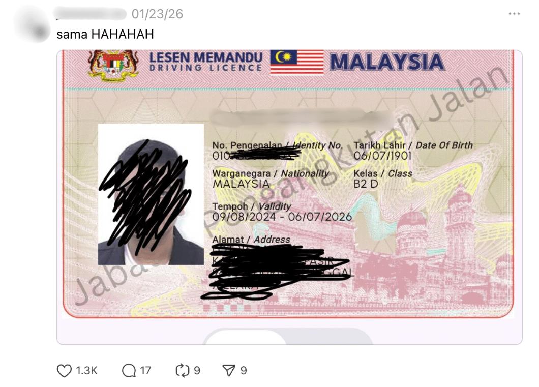 Same wrong birth date on MyJPJ 1