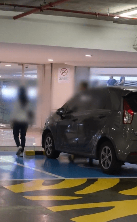 M'sian couple seen parking Proton Iris at OKU parking lot at IOI City Mall