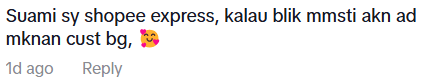 screenshot of tt comment