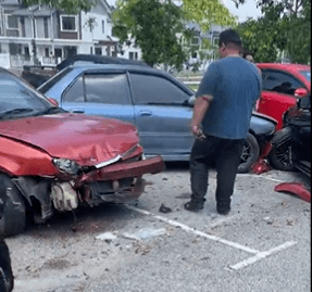 Several car damaged