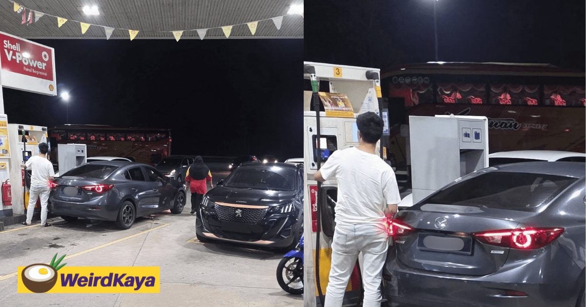 SG-Registered Car Driver Tries To Bluff His Way Into Pumping RON95 By Claiming He Used Sabah Plate Number
