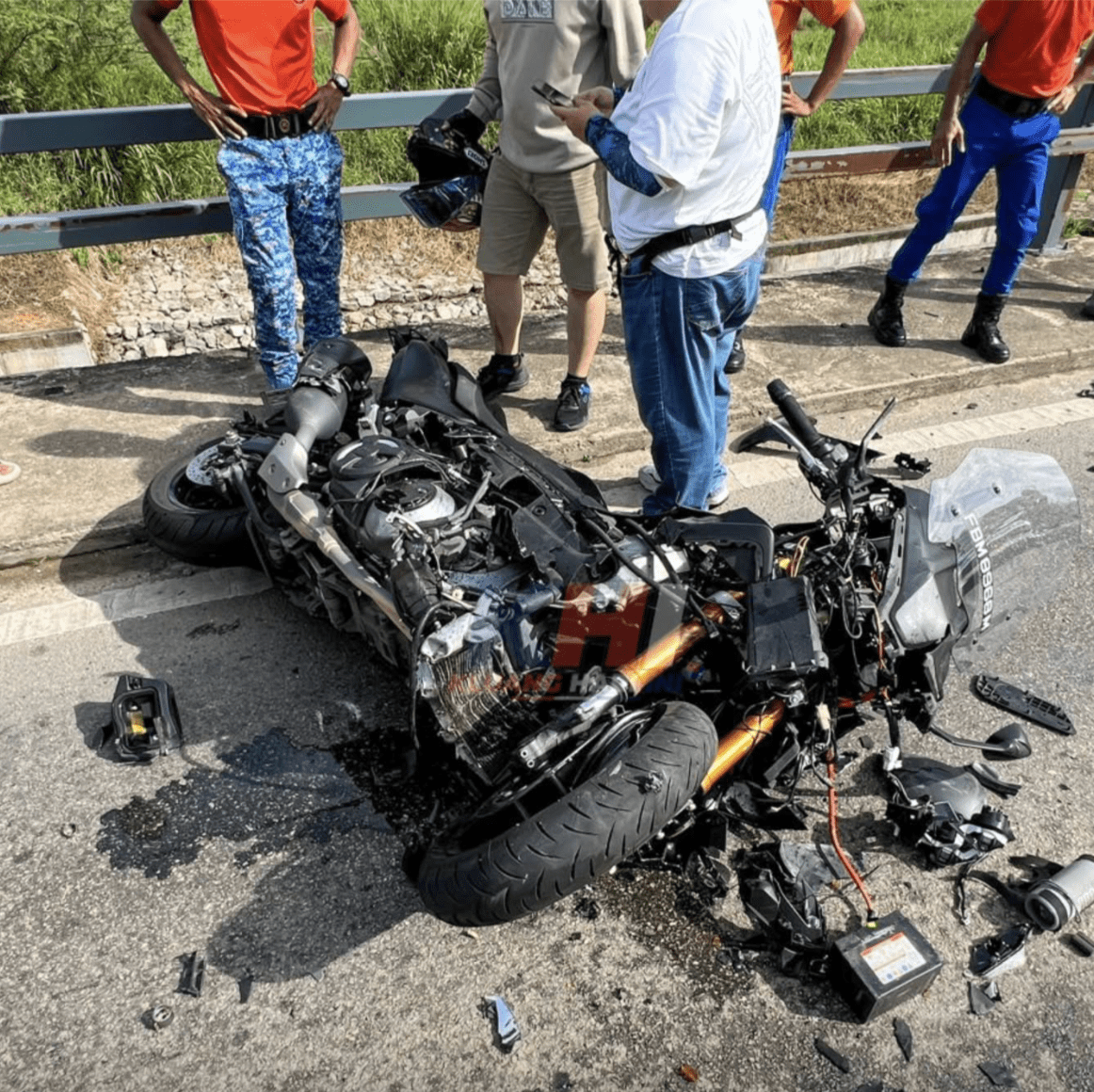 SG motorcyclist collides with MPV