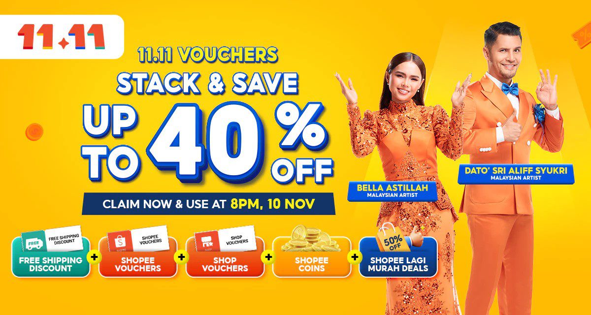 Shopee 11.11 Big Sale Is Back & It’s Actually Lagi Gempak This Year – 50% Off Daily, Free Shipping & Even All-New Saga Up For Grabs