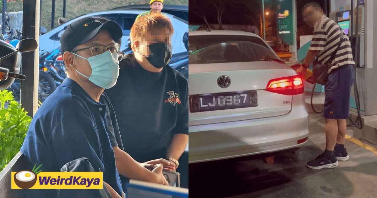 S'porean PR, Who Covered Car Plate With Black Tape To Pump RON95, Fined RM9,000 By Court