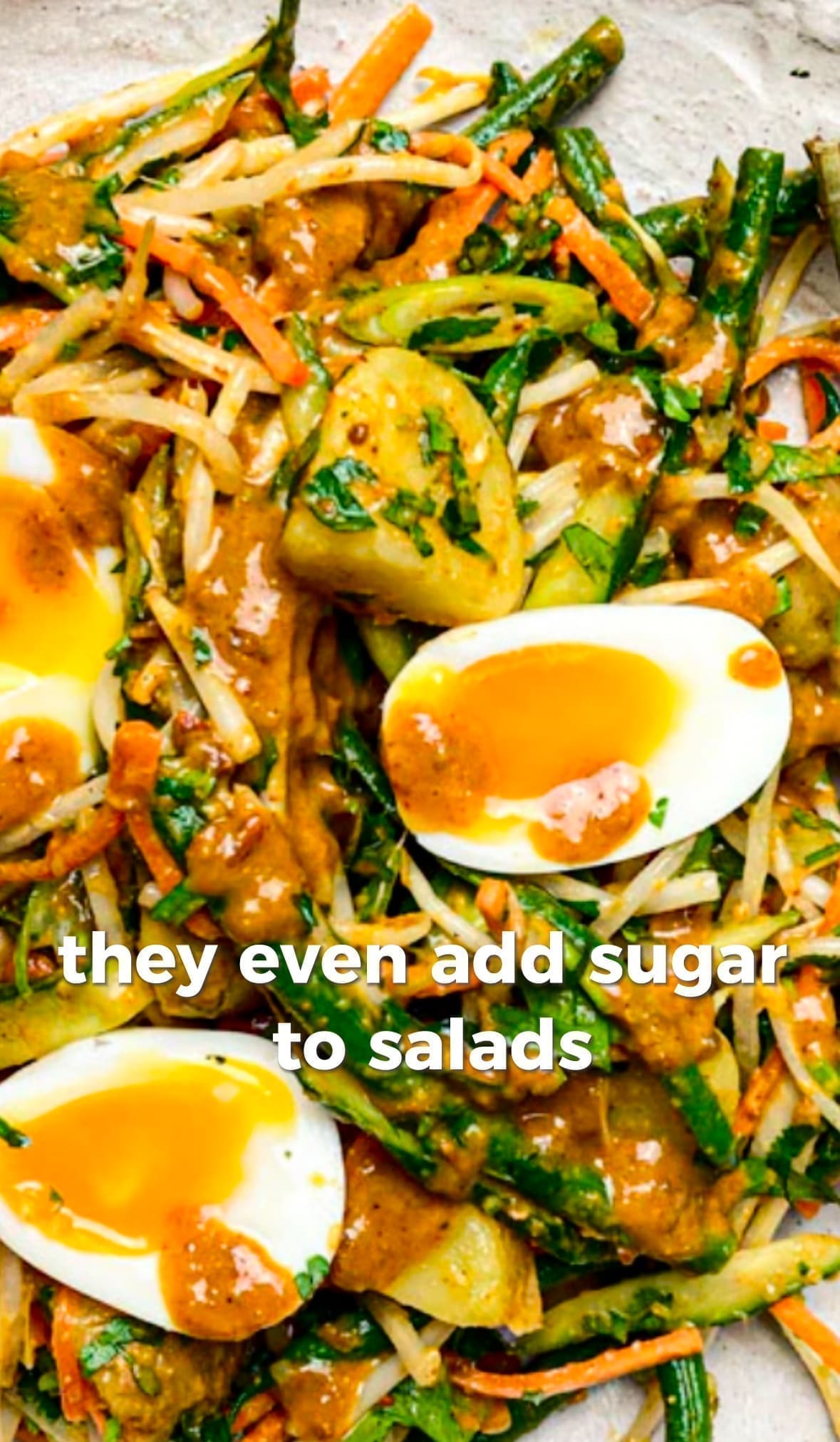 sugar in salads