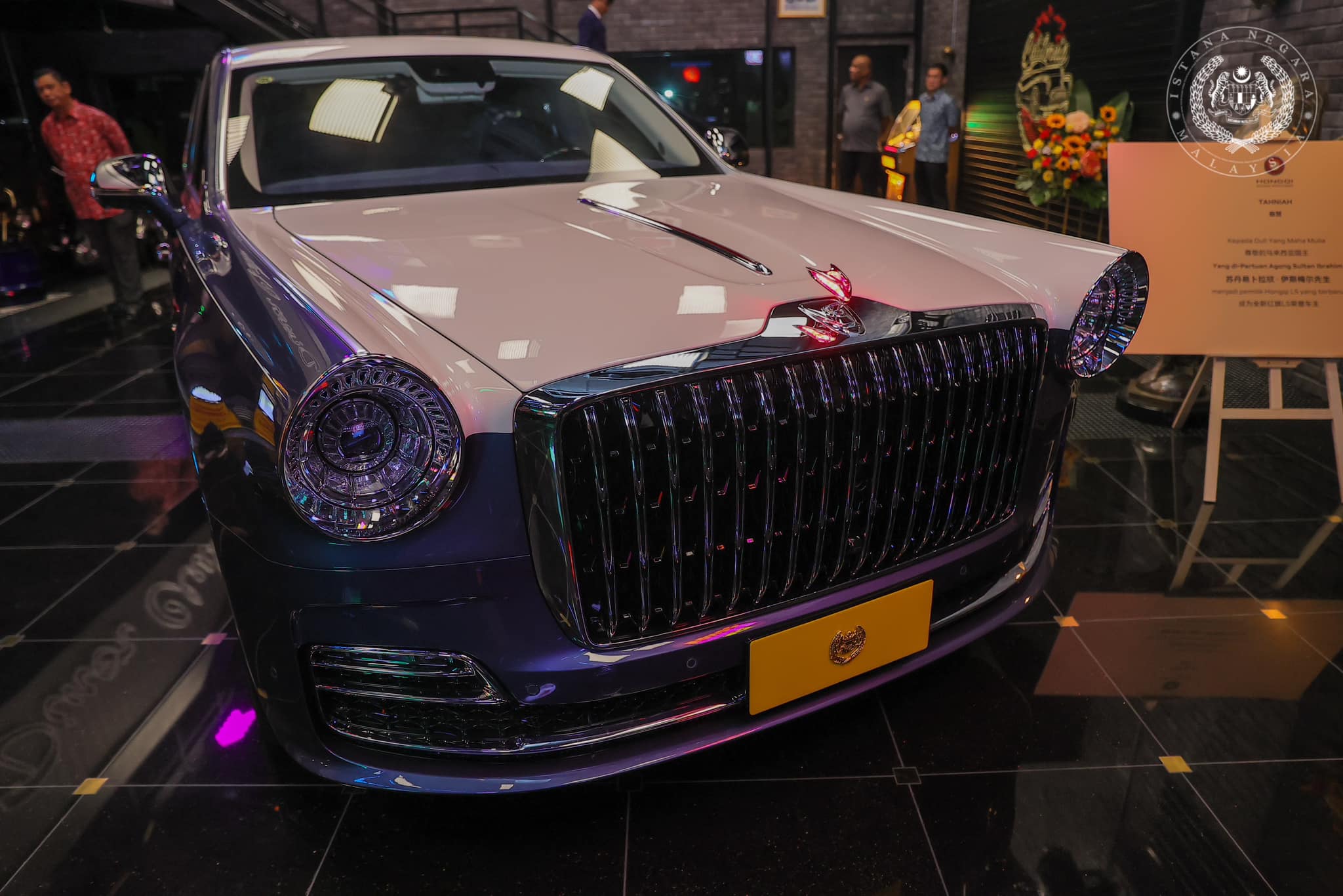 sultan ibrahim's new car