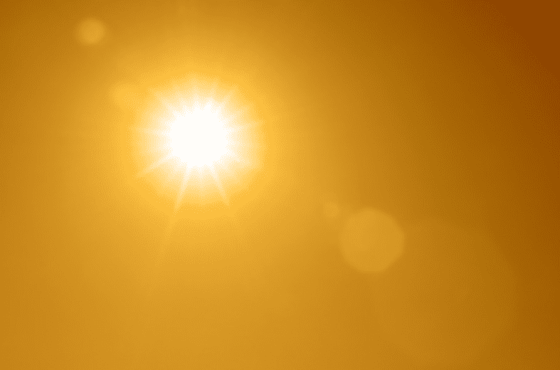 sun in the sky
