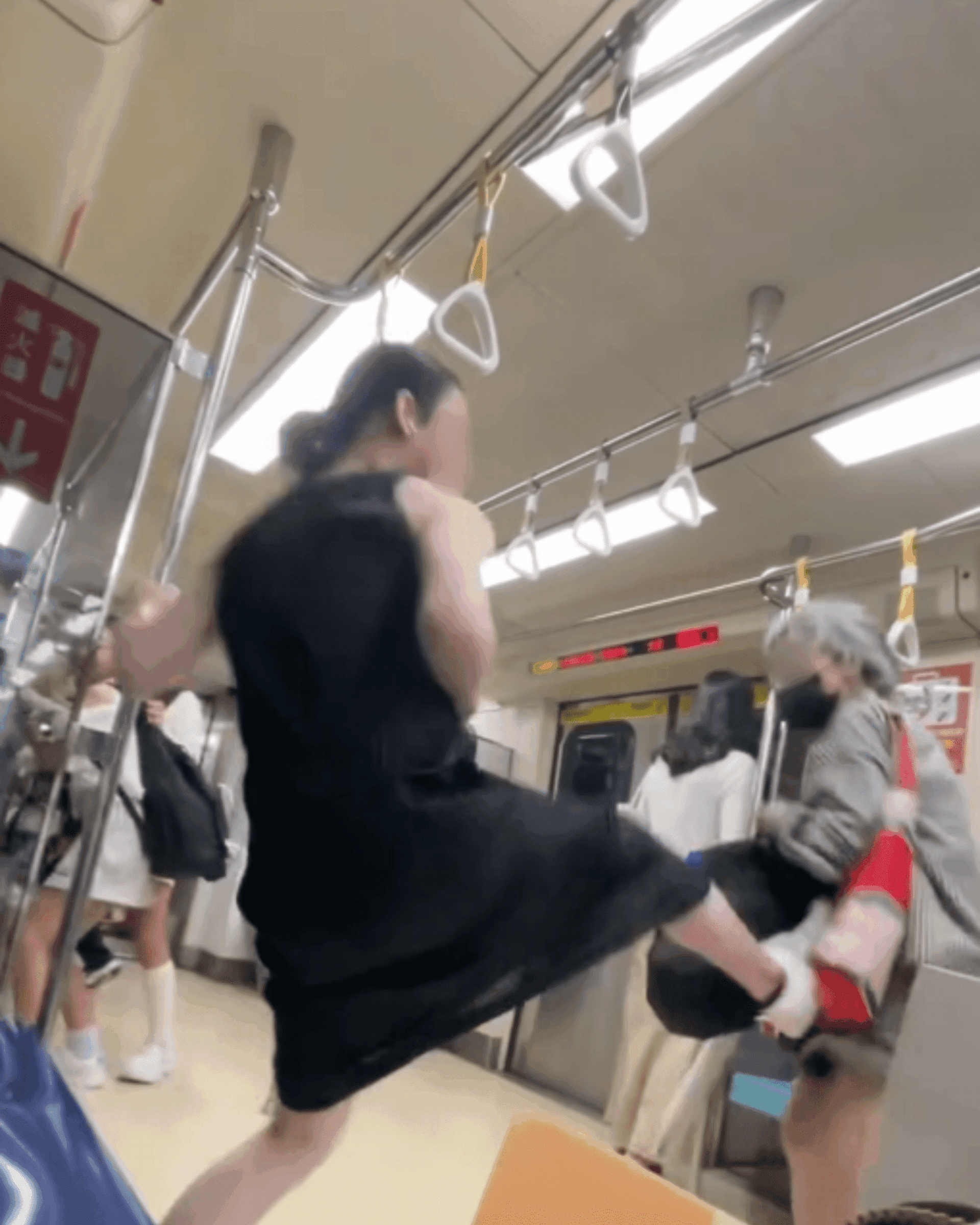 Taiwanese kick elderly