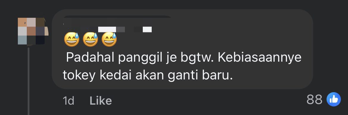 Angry M'sian Customer Writes 'Tak Masak' With Sauce On Plate Over Undercooked Lamb, Stall Responds comment 1