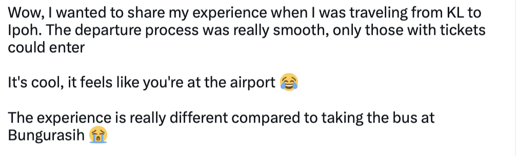 TBS like an airport by indonesian traveller_comment 02