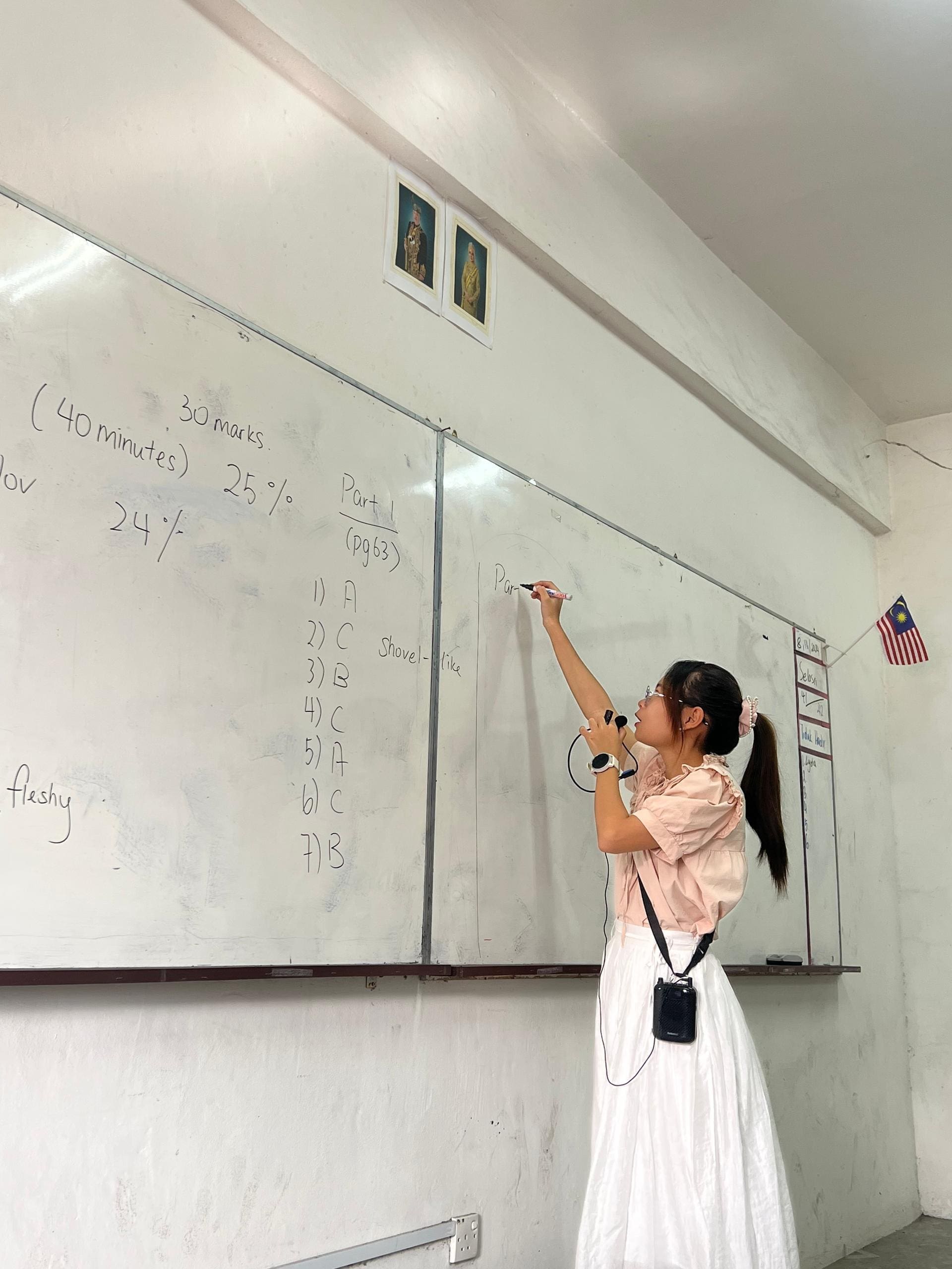 Teaching in class