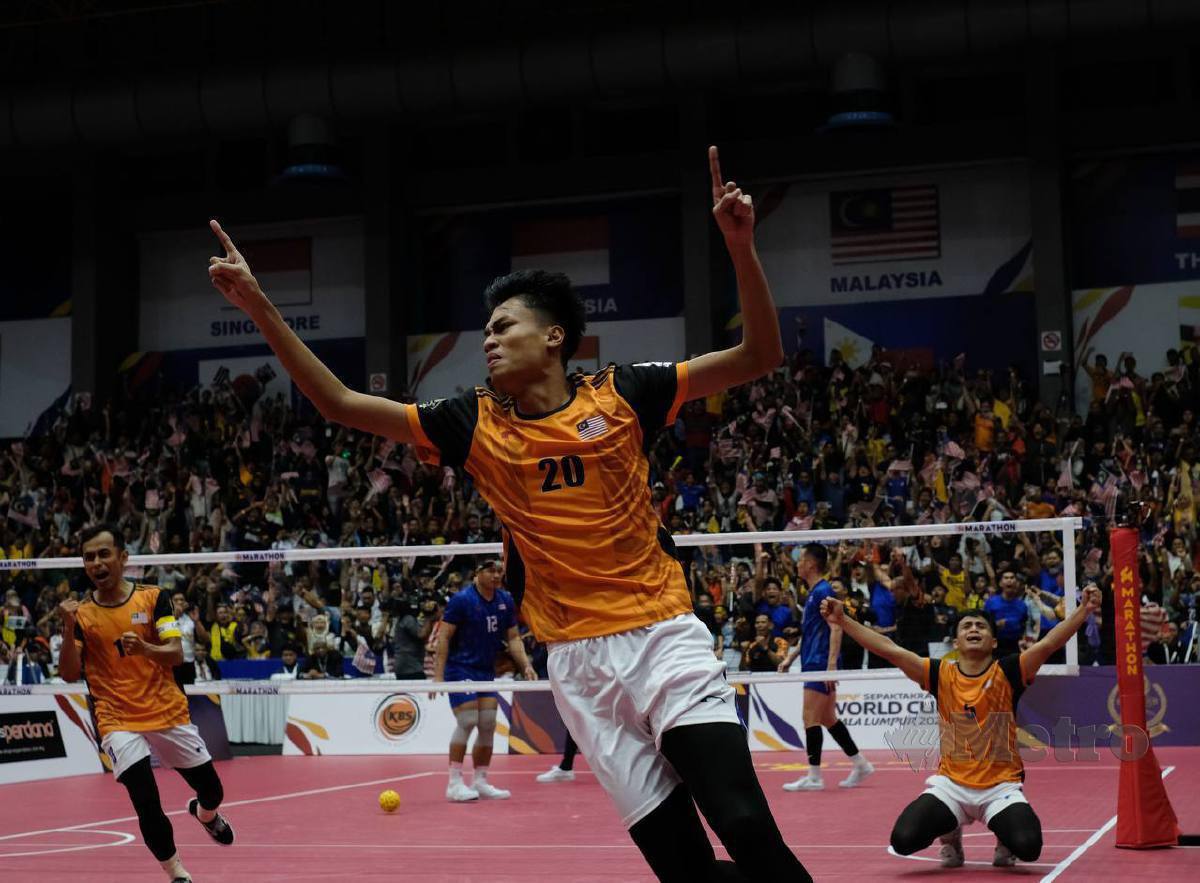 Team M'sia beats Thailand at Sepak Takraw World Cup