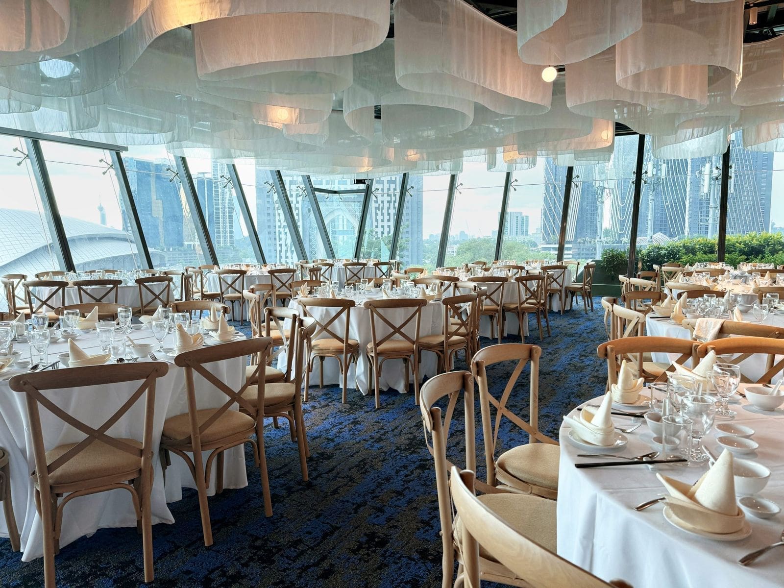 the function hall inside the Glassbox
