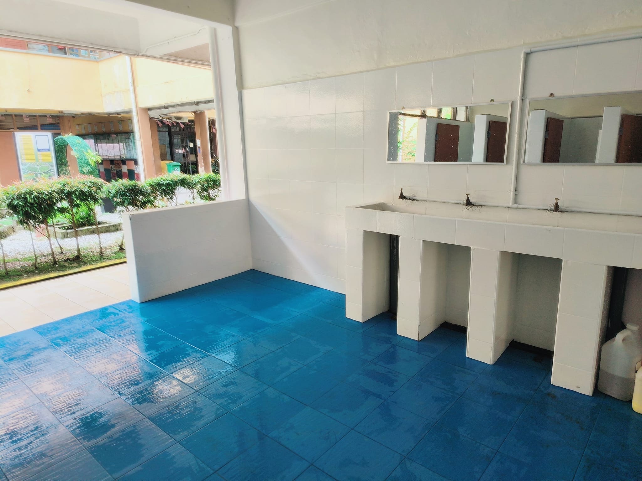 The Open-Air Toilet In Johor School 3