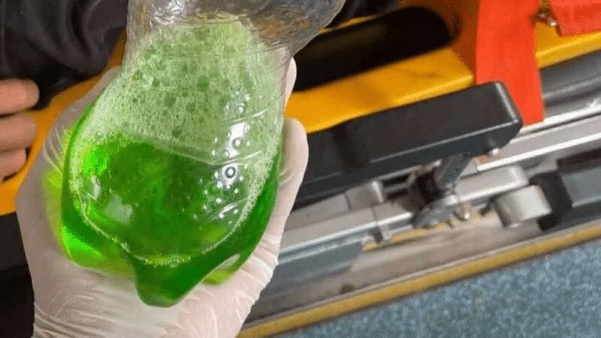 Toilet cleaner consumed by Thai man