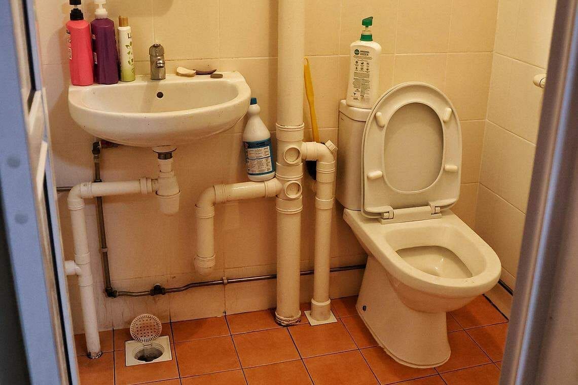 Toilet where SG man found his father's body