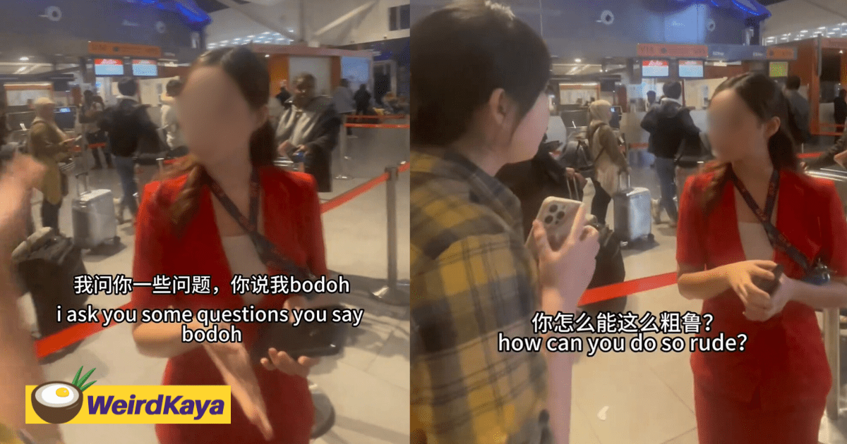 Tourist Slams Local Airline Staff Who Called Her 'Bodoh' When She Sought For Help