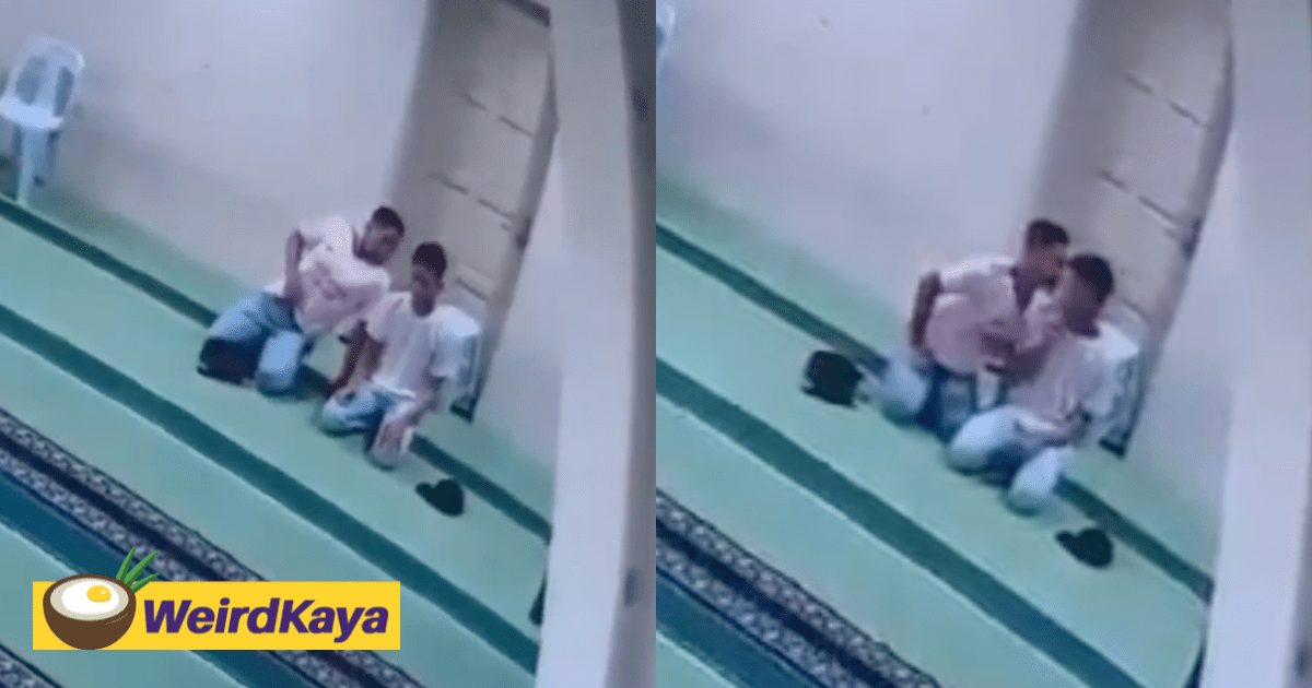 Two Men Caught Kissing And Touching Each Other Inside Banting Mosque, Police Investigating