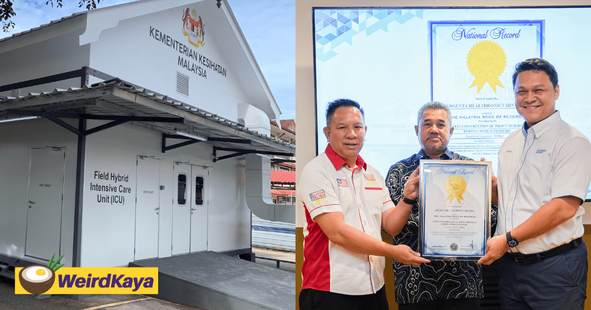 UEM Edgenta Recognised by Malaysia Book of Records for Rapid Construction of Field Hybrid Intensive Care Unit During COVID-19 Pandemic