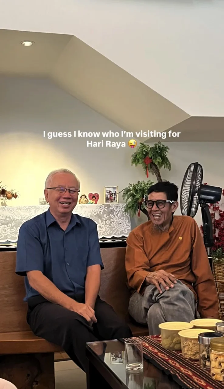 uncle and his malay friend