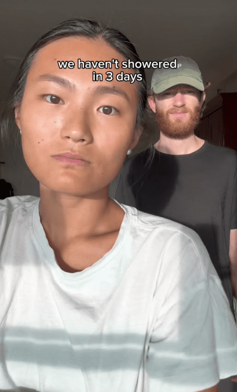 US couple didn't shower for 3 days