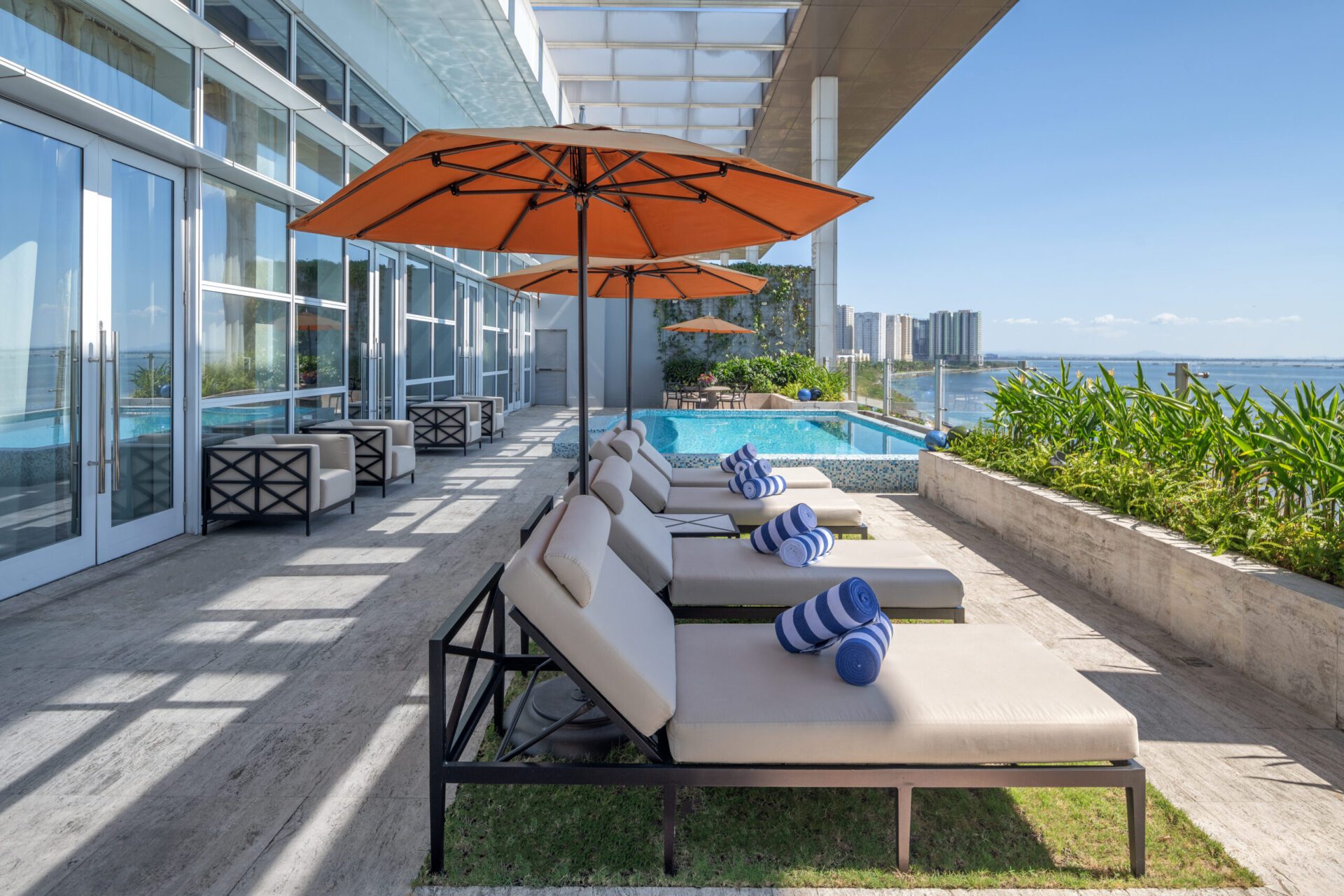 Fantastic view from Villa 3 at Solaire Resort in Manila