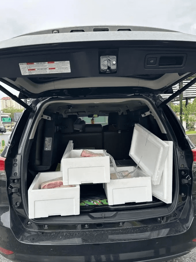 Wagyu beef found inside car boot in JB