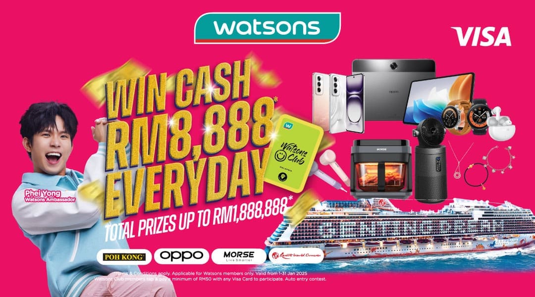 WATSONS SIM LENG LENG RM8,888 DAILY