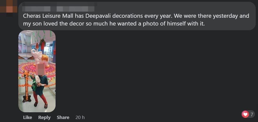 M'sian Woman Laments Shopping Malls' 'Double Standard' In Not Putting Up Deepavali Deco