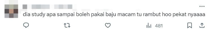 M'sian Netizens Slam Male University Student For Wearing Controversial Backless White Shirt To Lecture